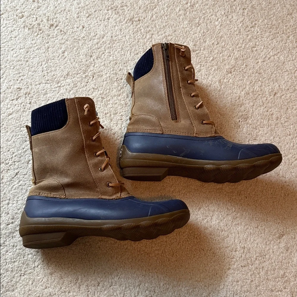 Sperry Saltwater Waterproof Rain Duck Boots - 8.5